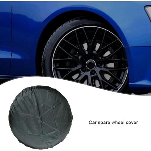 1PC Black Tire Case Tire Protection Cover Waterproof Car Lightweight Tyre Spare Cover Uv-Proof Wheel Protective Storage Bags