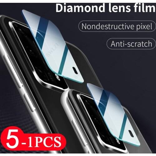 5-1Pcs for huawei P40 P30 lite P20 pro plus Camera Lens phone screen protector P40 lite E Camera protector protective Film Glass