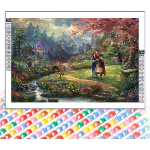 5D Diamond Embroidery Paintings Disney Mickey Prince Princess Mosaic Cartoon Full Square/Round Home Decoration Wall Collage Kit