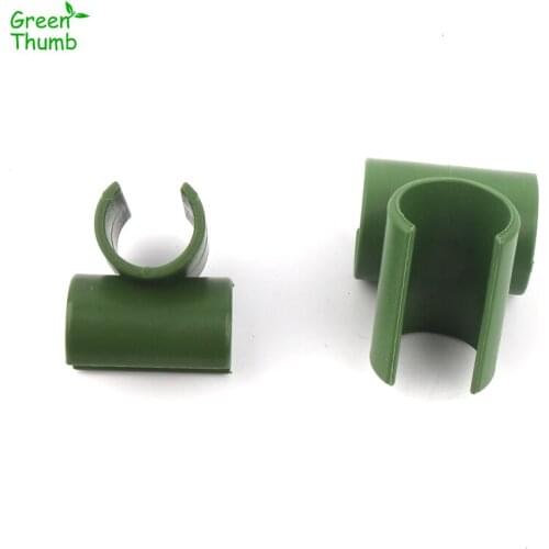 60pcs 8/11/16/20mm Cross-Type Greenhouse Film Buckles High Quality Plastic Fastener Sunshade Net Fixed Clamp