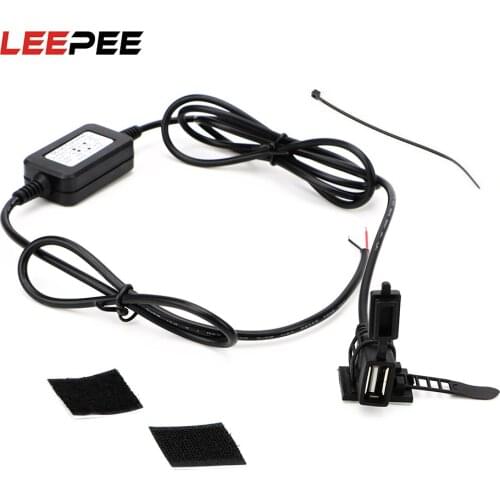 DC 5V 2A Adapter USB Port USB Converter Motorcycle USB Socket for Phone GPS Motorbike Handlebar Charger Power Supply Socket