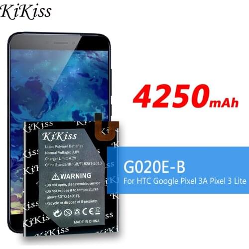KiKiss High Capacity 4250mAh G020E-B Replacement Battery For HTC Google Pixel 3A Pixel 3lite Pixel 3 Lite