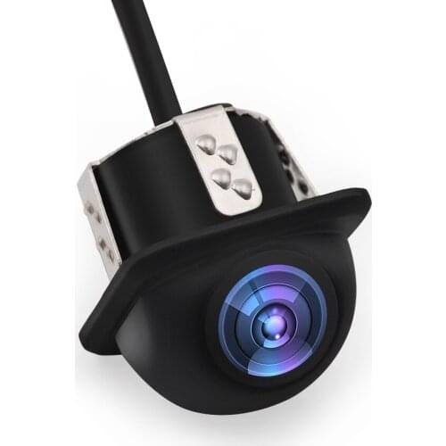 Car Rear View Camera 12V RCA Connector Night Visions Vehicle Reversing Camera Waterproof Universal 20mm Drilled Camera