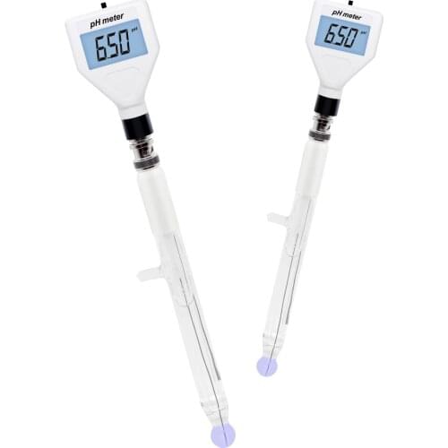 Digital Multipurpose PH Meter Acidity Meter pH Tester Soil Meter Tester with White Backlight for Cheese Meat Soil PH-98212