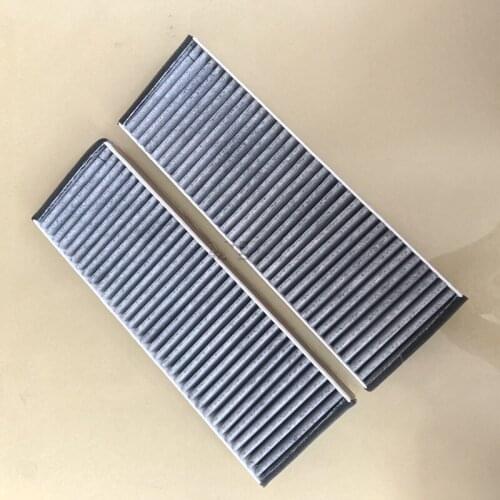 1Pair Active Carbon Cabin Filter Element Suit for Audi 2005-2011 A6L C6 4F0819439A