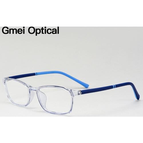 Gmei Optical Ultralight TR90 Glasses Frame Men Rectangular Prescription Eyeglasses Myopia Optical Frames Male Spectacles M2061