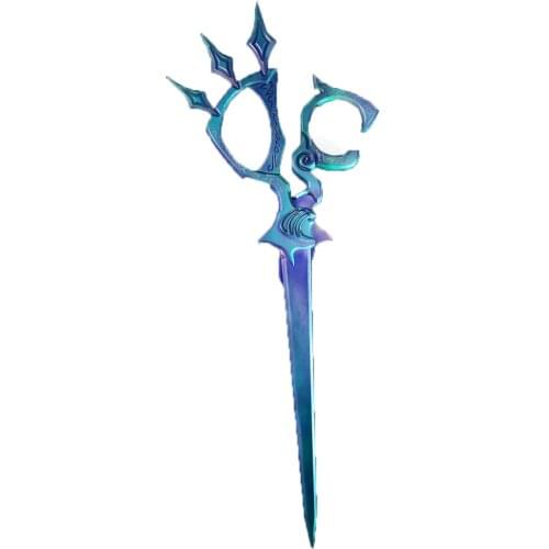 Game LOL Gwen Cosplay Prop PVC Scissors Replica of Weapons for Halloween Christmas Party Comic Exhibition Accessories Shears