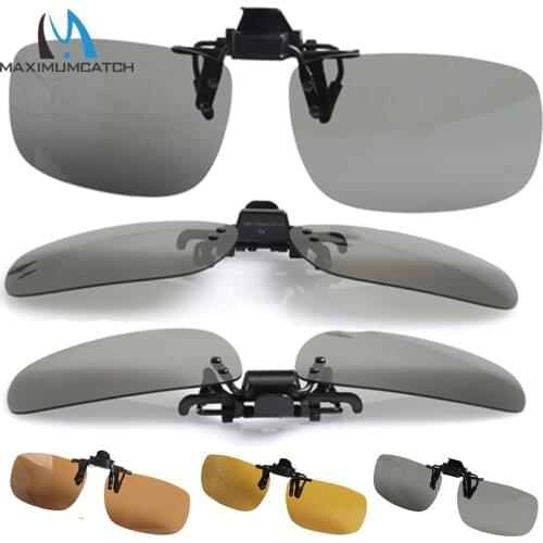 Maximumcatch Super Light Polarized Clip on Sunglasses UV 400 Protection Glare Blocking