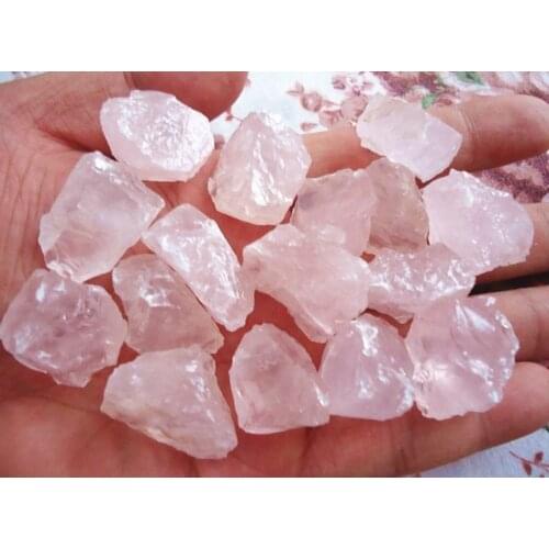 Natural rose quartz crstal ore energy stone love stone pink crystal feng shui stone decoration wholesale 100g/lot