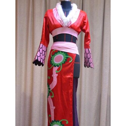 One Piece The Empress Boa Hancock Cosplay Costume