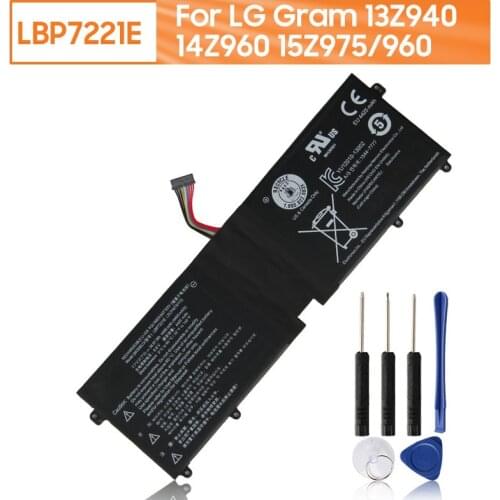 Genuine Replacement Laptop Battery For LBP7221E LBG722VH For LG Gram 13Z940 14Z960 14Z950 15Z97515Z960 15Z970 Series 4495mAh