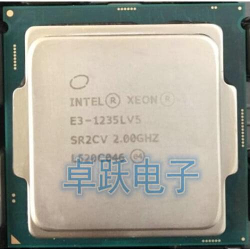E3-1235LV5 Original Intel Xeon E3 1235L V5 2.0GHZ Quad-Core 8MB 25W 14nm E3-1235L V5 LGA1151 free shipping E3 1235LV5