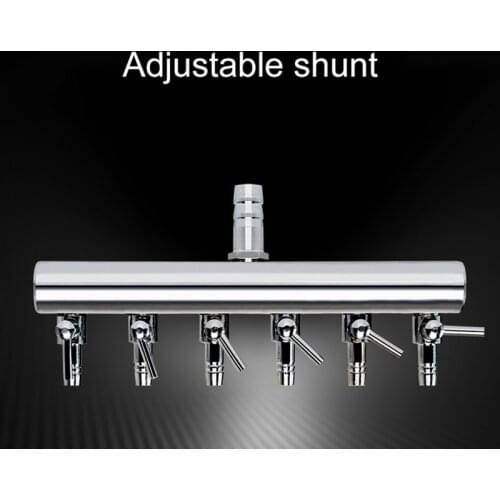 2/4/6/8/10 Ways Stainless Steel Air Flow Splitter Distributor Pump Valves For Aquarium Luftpumpe Accessoires Aireador Pecera