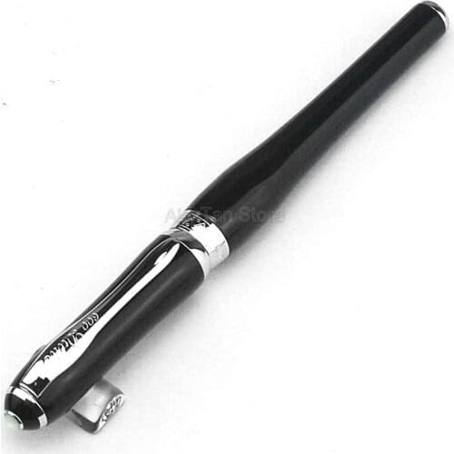 Duke Beautiful Calligraphy Fude Nib Fountain Pen Medium Writing Gift Pens , Vivid Black Color Business Office & Home Stationery