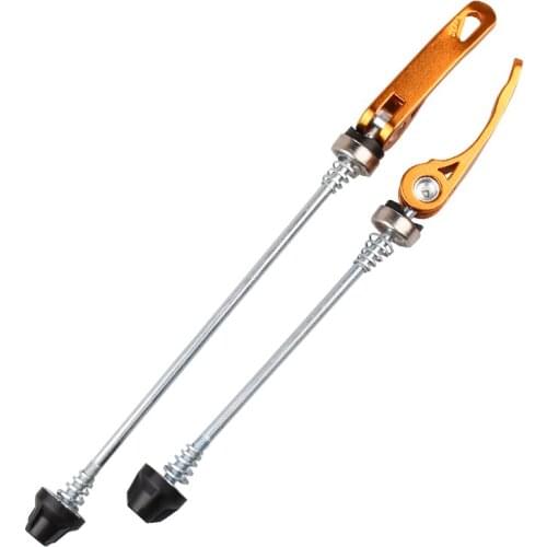 Bicycle Wheel Hub Skewers Front Rear QR Quick Release Skewers MTB Road Bike Clip Lever Axle 145/175mm 90g/pair Ti Axis Skewer