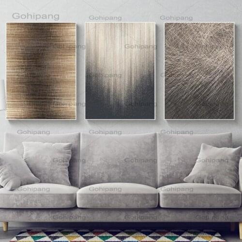 Modern Luxury Line Picture Home Decor Wall Art Canvas Painting Nordic Abstract Wall Posters and Prints for Living Room Design