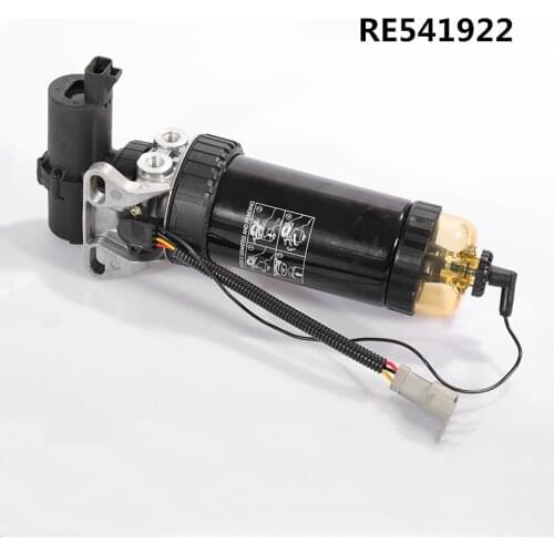 Fuel Filter Assembly RE541922 With Electronic Pump Fuel Water Separator For JOHN DEERE 210/240 Excavator Diesel Generator Sets
