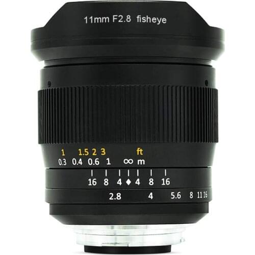 TTArtisans Fisheye 11mm F2.8 Full Fame Lens Sony E mount A72 A7R2 A73 A74 A7R4 free shipping