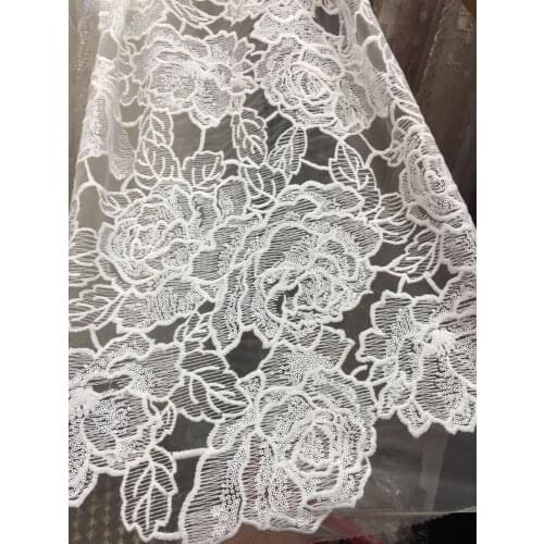 High quality african french tulle lace fabric with beautiful sequins SYJ-51730 design french net lace for wedding