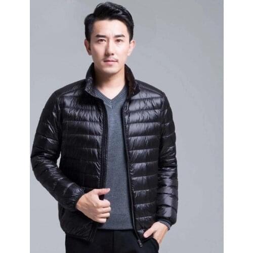 Winter 2020 mens light warm and slim cotton padded clothes for men winter jacket men coat