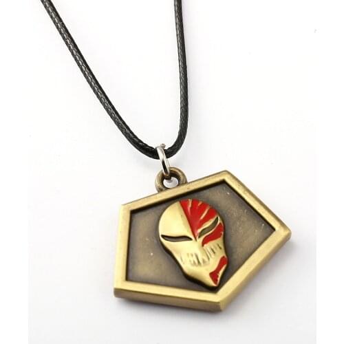 10/pcs BLEACH Choker Necklace Kurosaki Ichigo Pass card Pendant Men Women Gift Anime Jewelry Accessories YS11564