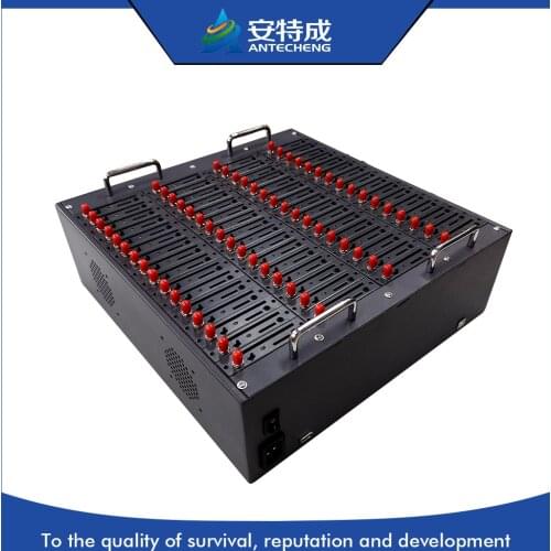 Antecheng WCDMA supporting bulk sms sending and multi frequency 3G 64 ports Sim5360E modem pool