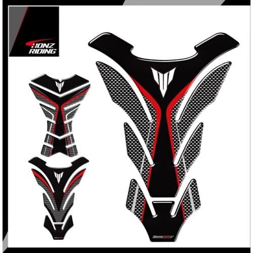 For Yamaha MT-09 MT-10 MT-03 MT-01 MT 01 03 09 10 Tankpad 3D Motorcycle Tank Pad Protector Decal Stickers