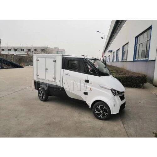 Electric Car for Adult Electric Food Car Mini Cargo Delivery Truck Box Pup Truck Utility Cargo Delivery Cars