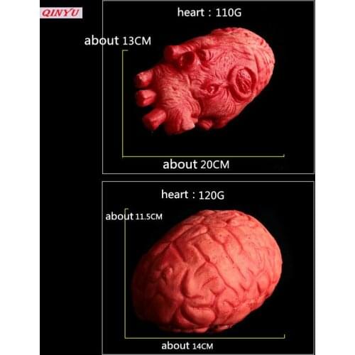 Bloody Ear Heart Broken Finger Eye Halloween Simulation Human Organ Props Festive Party Supplies Products 5z