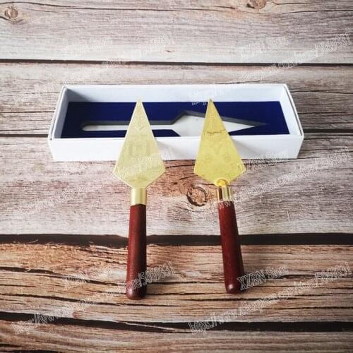Masonic Trowel Master Mason Freemason Gift Metal Gold Plating Engraving Souvenir Craft in box