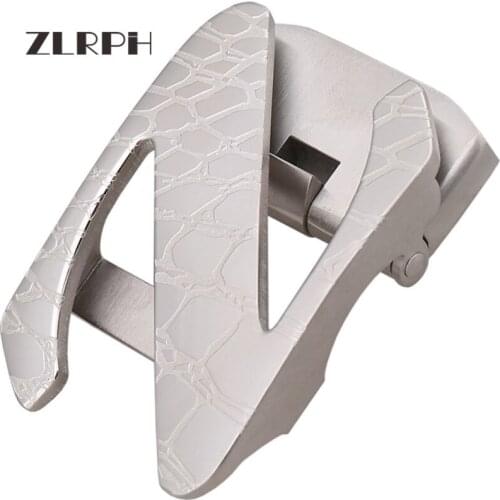 ZLRPH Trendy design belt buckle head high-grade polished electroplating alloy automatic buckle belt buckle 304 stainle steel