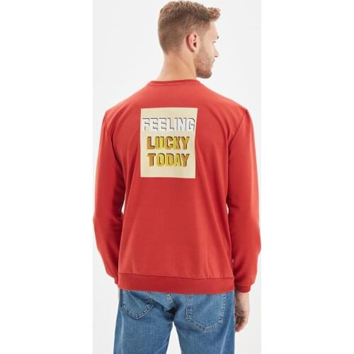 Trendyol Men 'S Regular Fit Sweatshirt TMNAW22SW0371