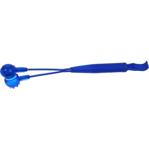 Plastic Blue 2 in 1 Magnetic Hammer Knock Massager Back Scratcher