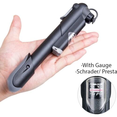 INBIKE Portable Bicycle Pump Mini Hand Pump Cycling Air Pump Ball Toy Tire Inflator Schrader Presta Valve MTB Mountain Bike Pump