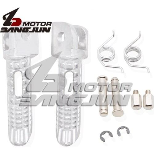 Motorcycle Durable Front & Rear Footrest Foot Peg Fits GSX400 BK1300