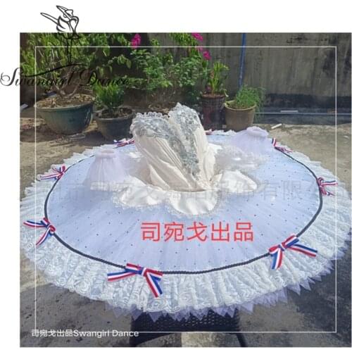 The Flames of Paris Professional Ballet Tutu Stage Costumes Children Compeition Pancake Tutu BT4059