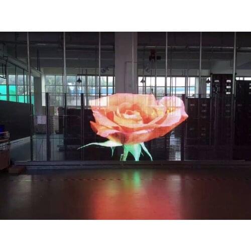P3.91 programmable led sign transparent oled screen led video processor oled transparent screen