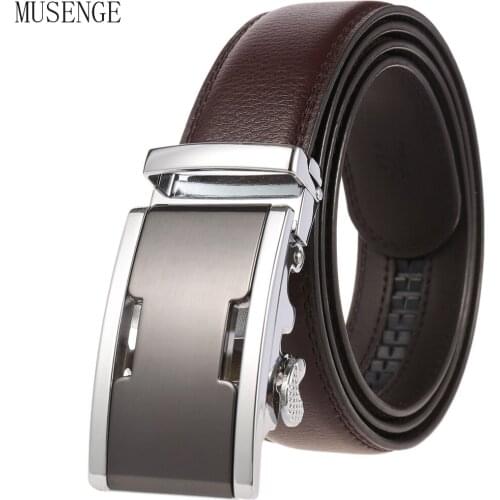 Belt Male Genuine Leather Strap Mens Belts Designer Brand Automatic Buckle Belt for Men Cummerbunds Cinturon Hombre High Quality