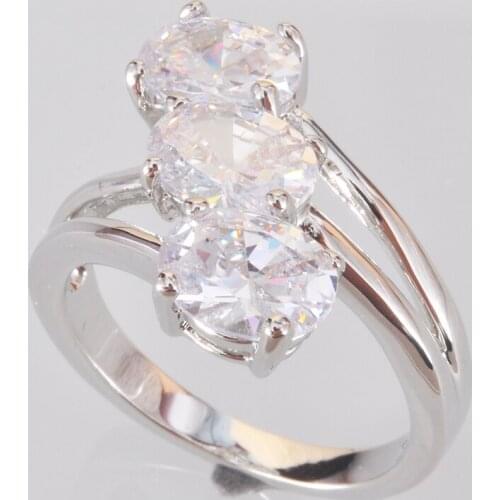SHANGCHOW Rings With Cubic Zirkonia For Women