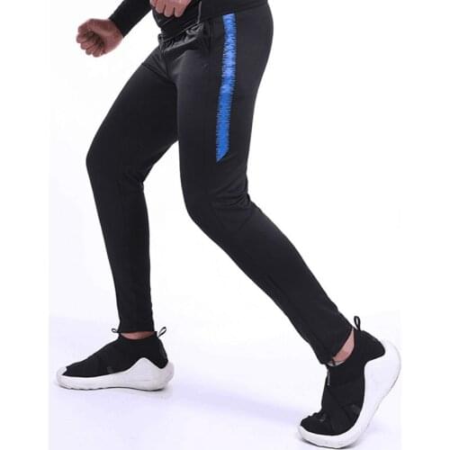 Sports Skinny Fitness Pants Football Training Trousers Slim Running Casual Men Quick-dry Ultra-stretch Leggings