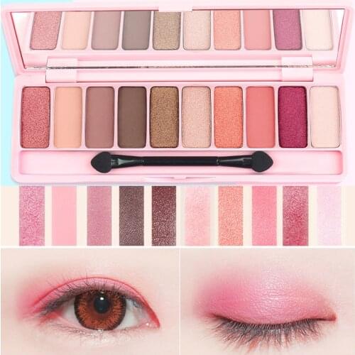 Top Quality Charming Eyeshadow Palette 10 Color Make up Palette Lazy Matte Pearlescent Earth Eyeshadow Palette Eye Shadow Powder
