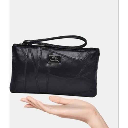 Women Wallet Sheepskin Purse Female Clutch Bag Handbag Fashion Coin Purse Card Holders Clutch Bag Envelope Bag Cosmetic bag