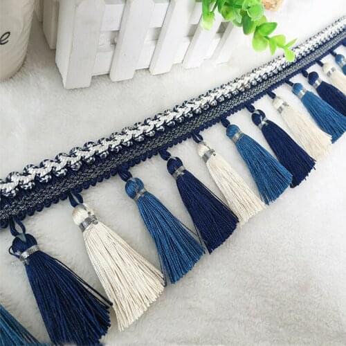 100cm per batch European style mix curtain lace tassel hanging ear hoe head sofa clothes decoration fabric accessories
