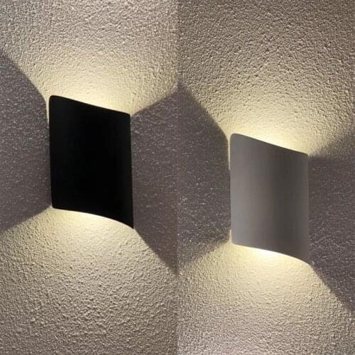 12W Outdoor Waterproof IP55 LED Wall Light Porch Garden Wall Lamp Home Indoor Decoration Aluminum Double Head Sconce Lighting