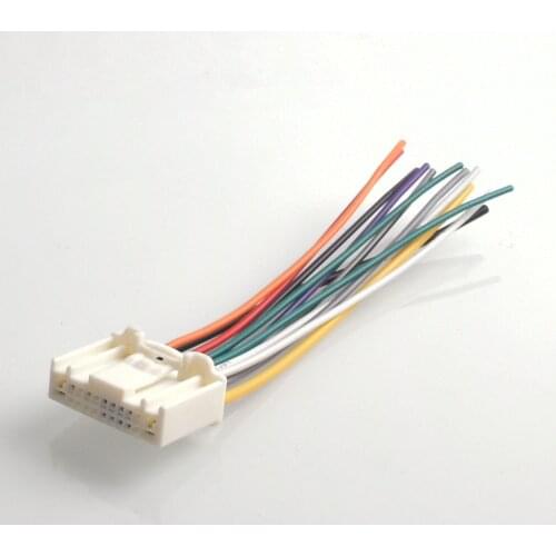 Car Audio Stereo CD Power Wiring Harness male Adapter For Nissan Altima Armada Titan Xterra For Subaru Foreste Impreza