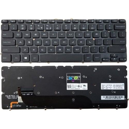 Free Shipping!!! 1PC Original New Laptop Keyboard With Backlight For Dell XPS 12 13 XPS13D 13R L321X L322X XPS13