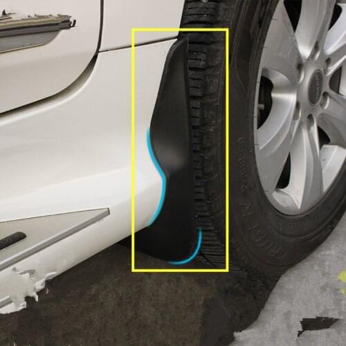 2PCS/SET PU Mudguards For Great Wall Haval H9 2015 2016 2017 DB001