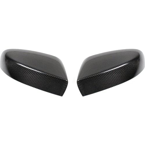 For Maserati Ghibli 2017-2019 Carbon Fiber Side Add on Mirror Cover Cap Rear View Mirror Cover