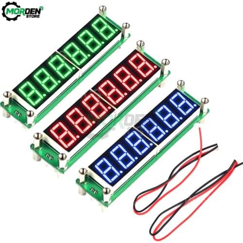 Red Green Blue 0.1 to 65MHz RF Signal Frequency Counter DC 8V~15V with LED Display Digital Cymometer Meter Tester