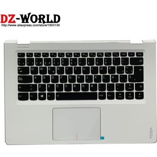Shell Palmrest Upper Case With Spanish Backlit Keyboard Touchpad for Lenovo Yoga 510-14IKB ISK AST Flex 4-1470 Laptop 5CB0L67200
